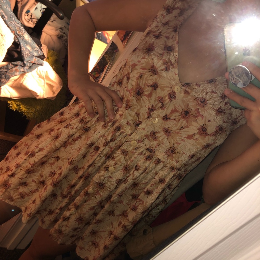 Super cute spring sunflower flower dress
